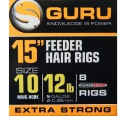Guru 15” Feeder Hair Rig Extra Strong