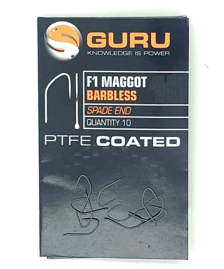 Guru F1 Maggot Barbless Spade End 2 Guru F1 Maggot Barbless Spade End - Afbeelding 2