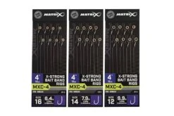 Matrix 4” X-strong Bait Band Rigs -Aanbiedingen Hengelsport Winkel matrix 4 x strong bait band rigs mxc 4 7