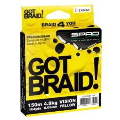 Spro GOT BRAID VISION YELLOW -Aanbiedingen Hengelsport Winkel spro got braid vision yellow 2