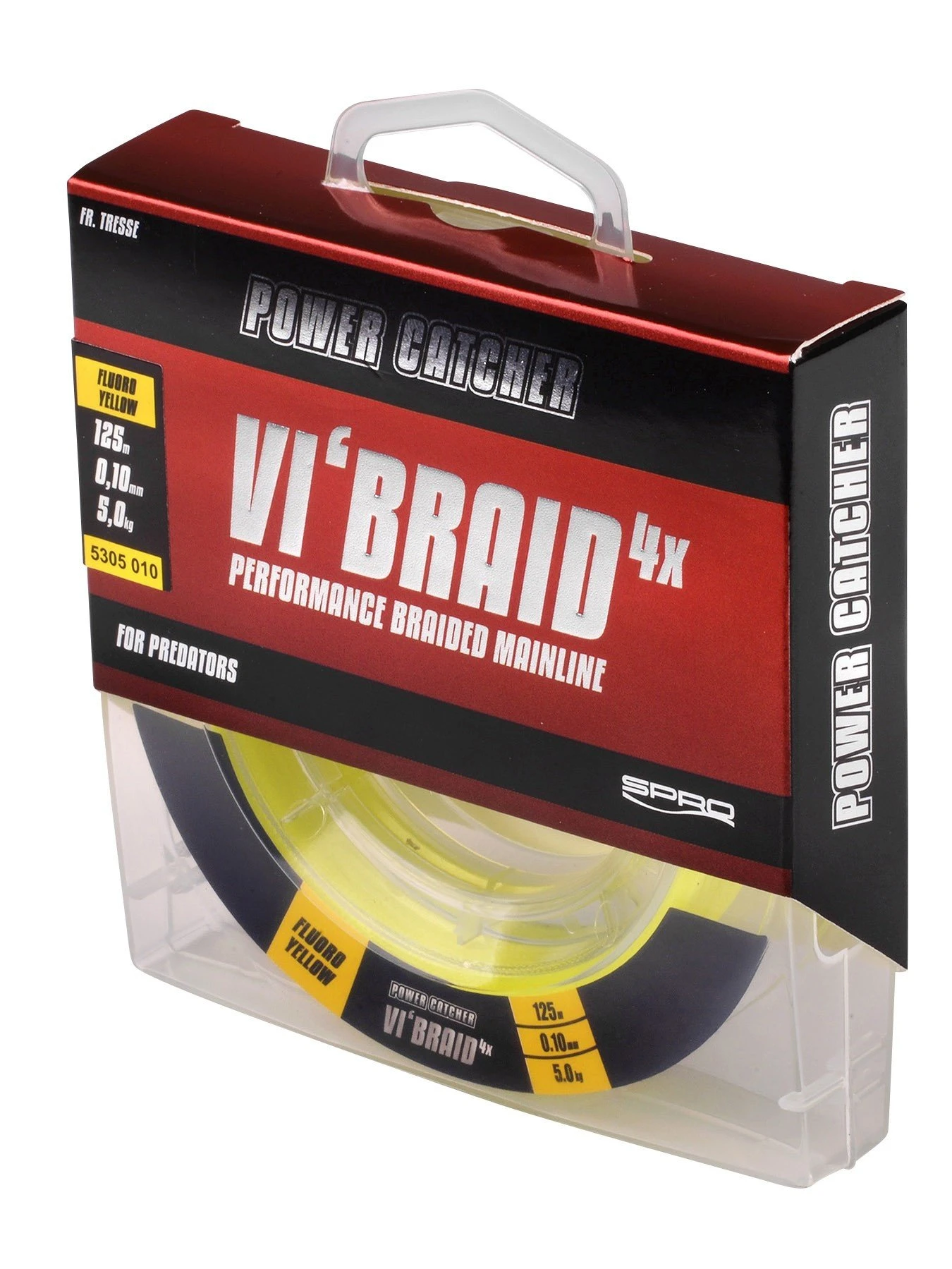Spro V ‘BRAID’ 4X Yellow 4 Spro V ‘BRAID’ 4X Yellow - Afbeelding 4